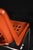 Set of Mid-Century Modern Orange Plastic and Chrome Chairs from Plasson, 1960s For Sale - Image 12 of 18