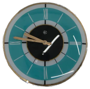 Mid-Century Wall Clock by Klenoty, Czechoslovakia, 1960s
