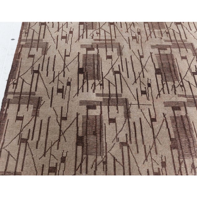 Textile Doris Leslie Blau Art Deco Turkish Carpet by Zeki Müren For Sale - Image 7 of 9