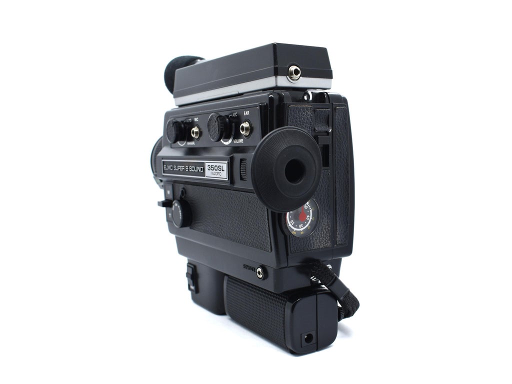 Mid 20th Century Elmo Super 8 Sound 350sl Macro Movie Camera With