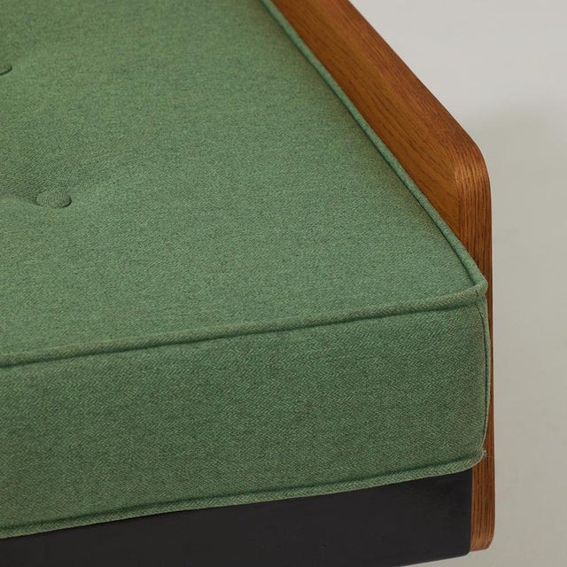 Green Mid-Century Modern S.C.A.L. Daybed attributed to Jean Prouvé, 1950s For Sale - Image 8 of 18