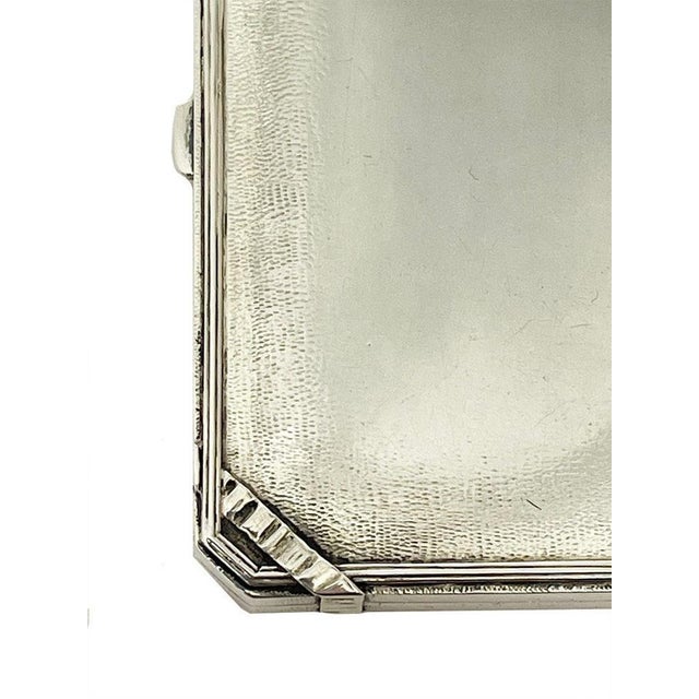 Swiss Silver Card Case by A.D.A.R., 1920s For Sale - Image 6 of 9