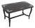 Dark Walnut Coffee Table with White Dekor, Germany, 1930s For Sale