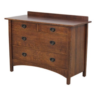 Stickley Mission Oak 4 Drawer Dresser For Sale