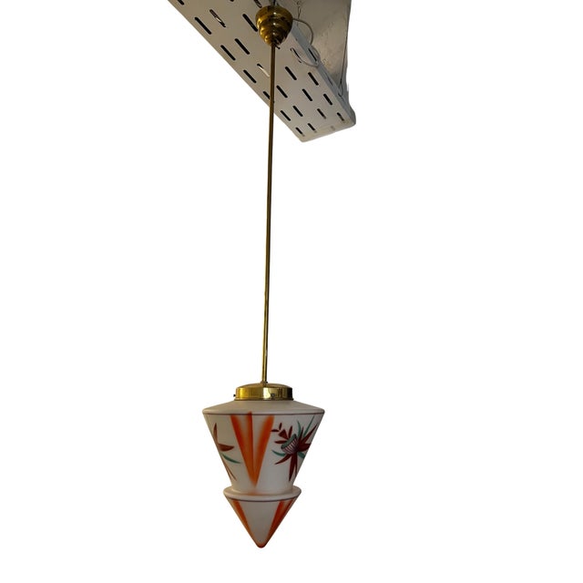 Art Deco Pendant with Spatter Decor, Austria, 1940s For Sale - Image 10 of 10
