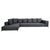 Antonio Citterio George Large L-Shaped Sectional Sofa in Charcoal by Antonio Citterio for B&B Italia For Sale - Image 4 of 7
