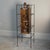 Freestanding Display Cabinet With Lights, Solid Walnut Tall Cabinet, Narrow Bookcase Display For Sale In Raleigh - Image 6 of 9