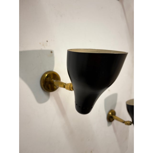 1950s Wall Lights from Stilnovo, 1950s, Set of 6 For Sale - Image 5 of 8