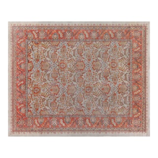 Antique English Wilton Wool Rug (Machine Made) For Sale