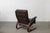 Set of Panter Leather Chair with Ottoman by Arnt Lande for Westnofa, Norway, 1970s For Sale - Image 6 of 9