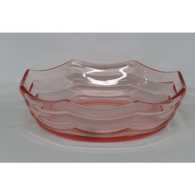 Pink Depression Glass Bowl 6232b For Sale - Image 4 of 13