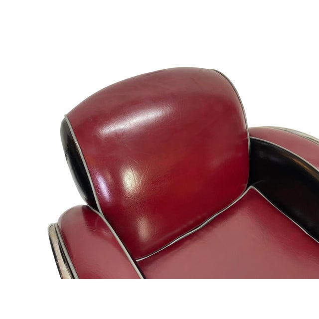 1980s Streamline Moderne Seating Suite Attributed to Donald Deskey For Sale - Image 16 of 18