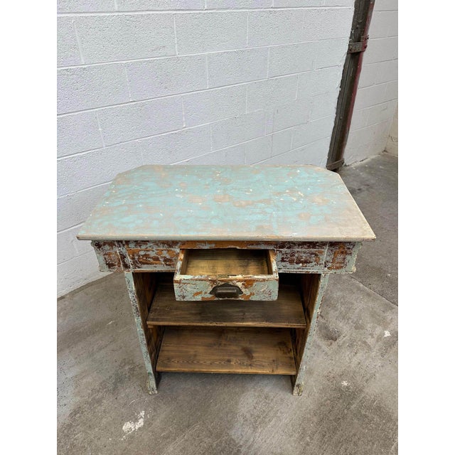 Wood Reception Counter, Early 20th Century For Sale - Image 7 of 12