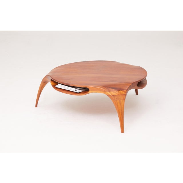 Charcoal Sankao Coffee Table in Ash Wood by Henka Lab For Sale - Image 8 of 16
