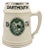 Vintage Dartmouth College Green Ceramic Stein Mug 1951 For Sale