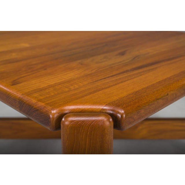 Wood Danish Teak Coffee Table attributed to Niels Bach, 1960s For Sale - Image 7 of 11