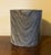 Mid-Century Italian Gray Marble Cylindrical Brush Pot or Wine Cooler Bottle Coaster For Sale - Image 4 of 12