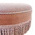 Old Hickory Furniture Co. Old Hickory Tannery Round Tufted Ottoman With Fringe For Sale - Image 4 of 8