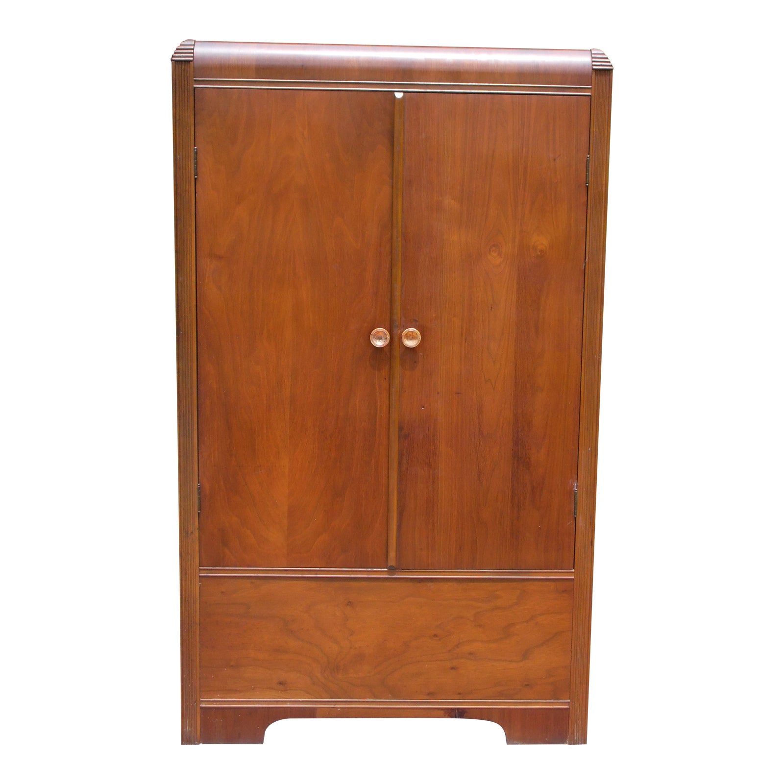 Vintage Vaughan Bassett Art Deco Waterfall Chifferobe Armoire Wardrobe Closet Chairish