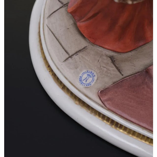 Ceramic Large Capodimonte Porcelain The Choirboys Figure Group For Sale - Image 7 of 12