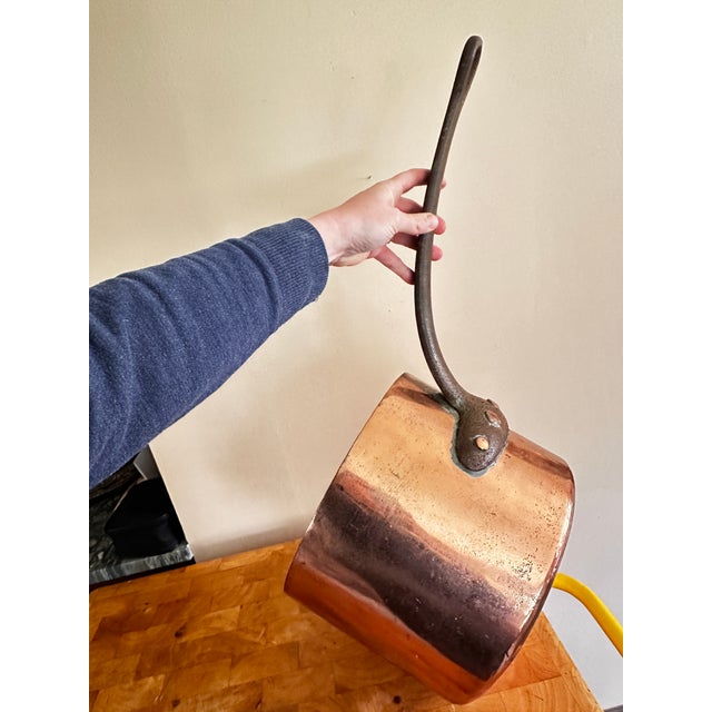 19th Century Huge Copper Pan or Stock Pot For Sale - Image 11 of 11