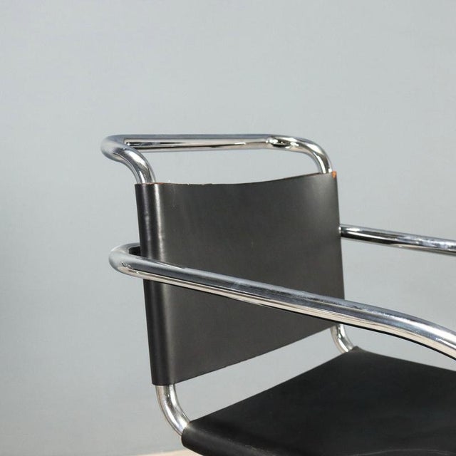 Ludwig Mies van der Rohe Vintage MR 20 Armchair by Mies Van Der Rohe, 1970s For Sale - Image 4 of 9