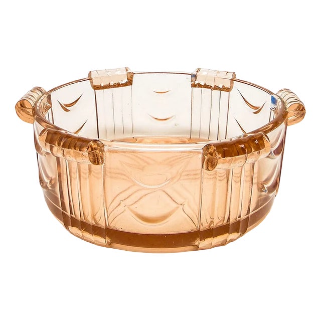 Art Nouveau German Bowl from Stoelzle, 1930s For Sale