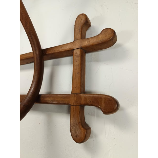 Wall-Mounted Coat Rack from Thonet, 1890s For Sale - Image 5 of 15