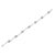 Haus of Brilliance .925 Sterling Silver 1.0 cttw Miracle-Set Diamond 7 Stone Floral Cluster Link Bracelet (I-J Color, I3 Clarity) -7" For Sale - Image 4 of 6