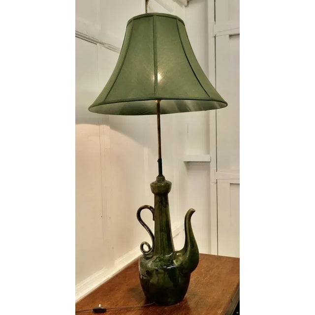 Large Arts and Crafts Quirky Tea Pot Table Lamp, 1890s For Sale - Image 6 of 13