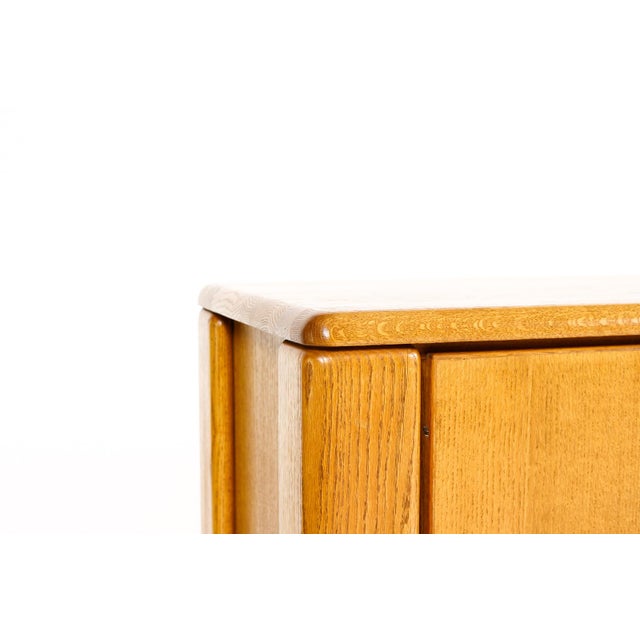 Vintage Mid Century 70’s Chunky White Oak Credenza Sideboard — Glenn of California For Sale - Image 11 of 12