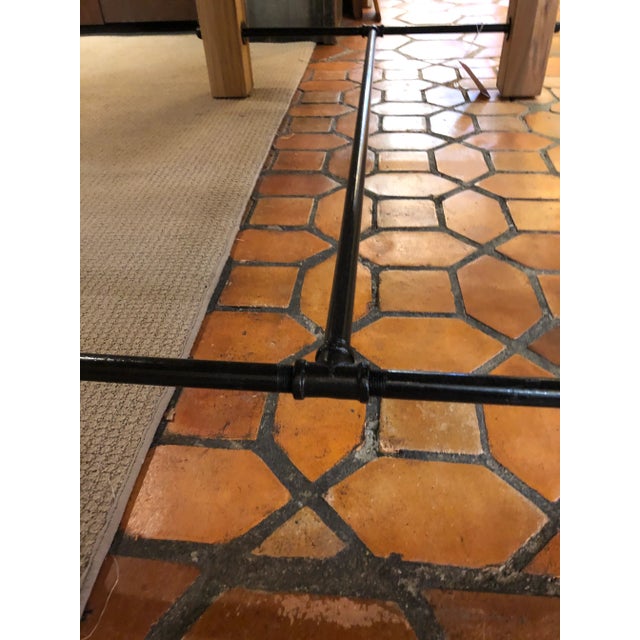 Artisan Made Amish Poplar Farm Table For Sale - Image 9 of 12