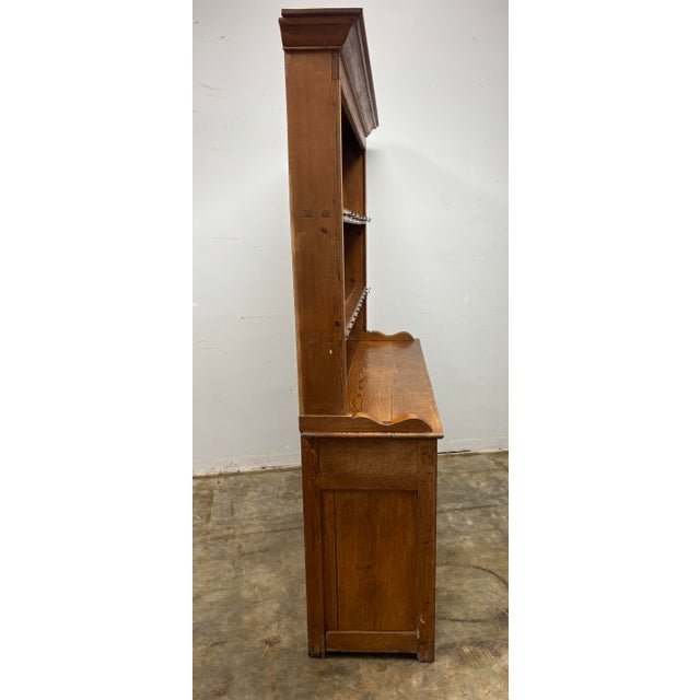 19th Century 19th Century English Pine Dresser Hutch For Sale - Image 5 of 9
