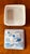 Mid 20th Century Mid 20th Century Chinoiserie Blue and White 4" Square Porcelain Box For Sale - Image 5 of 5