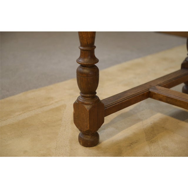 Late 19th Century Beechwood Farmhouse Table For Sale - Image 5 of 11