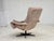 Danish Swivel Armchair in Beige Furniture Fabric, 1970s For Sale - Image 10 of 18