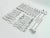 Mid-Century Modern Stainless Steel Model 2070 Cutlery for Six by Helmut Alder for Amboss Austria, Set of 46 For Sale - Image 3 of 10