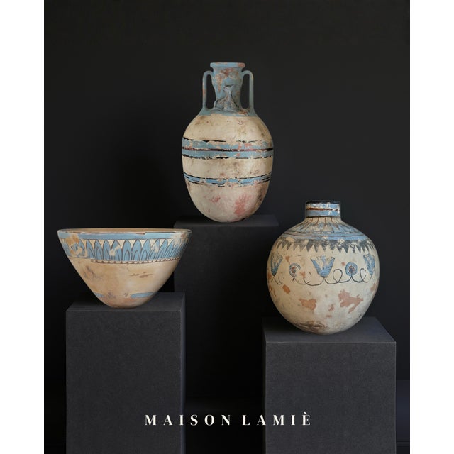 Beige Amarna Ibex Vessel For Sale - Image 8 of 8