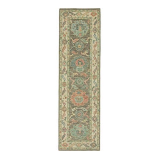 Turkish Oushak Rug 2'3" x 7'8" #20230 For Sale