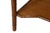 Brown French Marble Top Faux Bamboo Side Table For Sale - Image 8 of 9