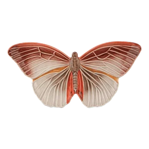 Bordallo Pinheiro Cloudy Butterflies by Claudia Schiffer Butterfly Wall Piece, Red, 19"