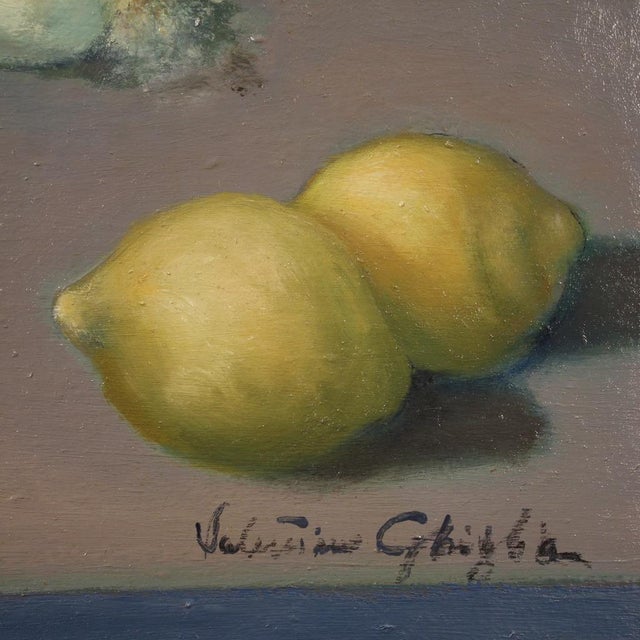 Valentino Ghiglia, Still Life, 1940, Oil on Canvas For Sale - Image 9 of 15