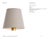 Visual Comfort Signature 6" Natural Linen Empire Shade Designer: Visual Comfort Signature Height: 5.25" Base: Shade...