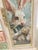 One of a kind, hand painted and embellished box in the Alice in Wonderland theme. The white rabbit and a clock are featured.