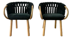 Kenneth Cobonpue Knit Armchairs - Set of 2
