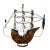 Vintage Monumental Iron Nautical Ship Lamp For Sale