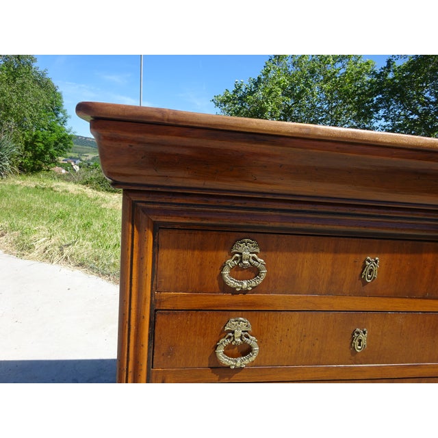 Chest of 4 Drawers in Light Wood, 1980s For Sale - Image 10 of 18