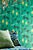 Contemporary Harlequin Kimiko Wallpaper in Majorelle/Clementine For Sale - Image 3 of 3