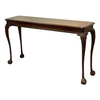 Vintage Councill Craftsman Georgian Console Sofa Table For Sale