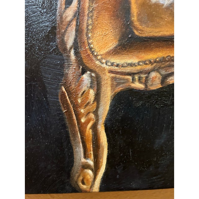 Cavalier King Charles Spaniel Original Oil Painting For Sale - Image 4 of 8